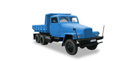 IFA G 5 Truck-mounted tipper, blue.