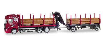 Scania R HL wood carrier, Ziefle Transporte