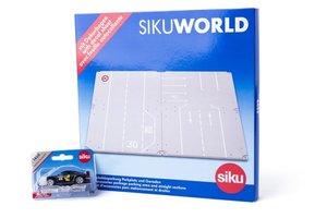 SIKU World - Cesta s autobusovou zástavkou a parkoviskom