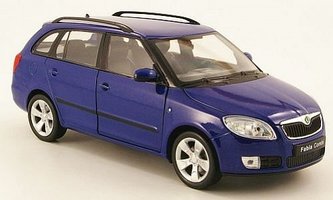 Škoda Fabia II station wagon, modrá