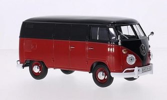 VW T1 Kastenwagen, schwarz / rot