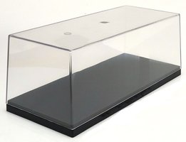 PVC-Box für Autos in Maßstab 1:24 schwarzes Brett