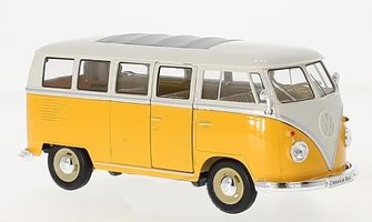 VW T1 Bus, 1963, žltá/biela