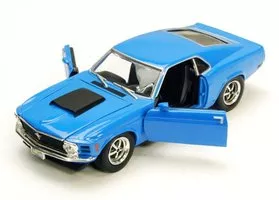 Ford Mustang Boss 4 modrá