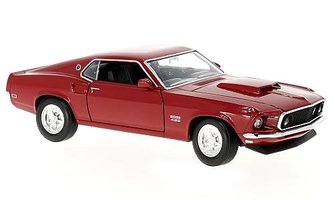 Ford Mustang Boss 429, 1969, červená