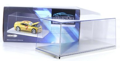 DISPLAY CASE SILVER BASE  1:24