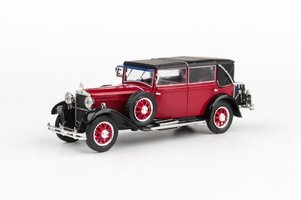 Škoda 860 (1932) tmavě červená