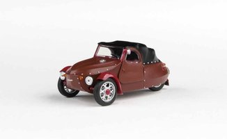 Velorex 16/350 (1966) hnedá/čierna/vínová farba