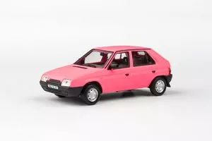 Škoda Favorit 136L (1988) ružová matná