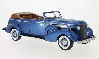Buick Roadmaster 80-C Four-Door Phaeton, metalická-modrá, 1937