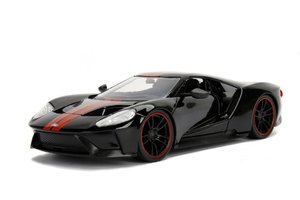Ford GT Black with Red Stripes