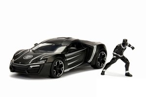 LYKAN HYPERSPORT BLACK PANTHER WITH FIGURE