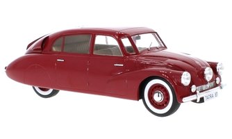 Tatra 87, ročník 1937, tmavá červena