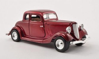 Ford Coupe (Hardtop), metallic-dark red, 1934
