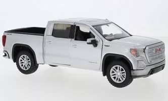 GMC Sierra 1500 SLT Crew Cab, stříbrná, 2019