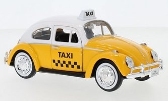 VW Käfer, yellow/white, taxi - 1966