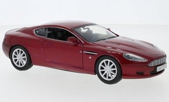 Aston Martin DB9, metalická tmavo červená