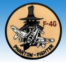Gestickte Abzeichen F-4G Phantom Kämpfer