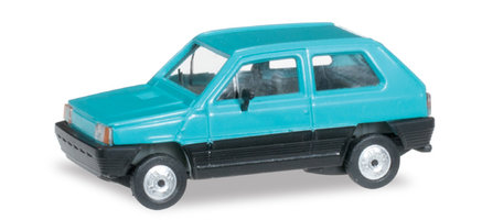 Auto Fiat Panda, turquise blau