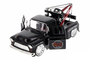 Chevy Stepside Tow Truck, Black 1955 