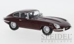 Jaguar E-Type, dark red, 1963