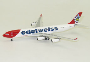 Airbus A340-300 Edelweiss, new col.2016