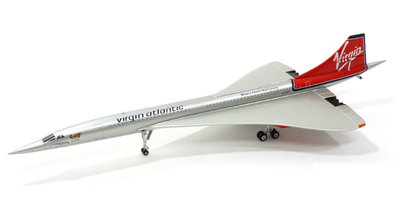 Concorde Virgin Atlantic "strieborný"