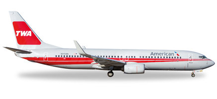 Boeing B737-800, amerikanischer Airlines®, TWA Heritage Livery