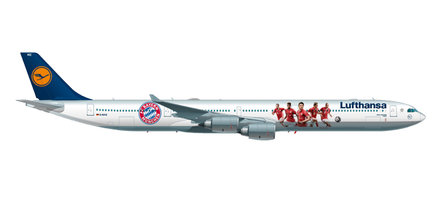 Airbus A340-600 Lufthansa  "FC Bayern Audi Summer Tour USA 2016" die-cast