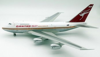 Boeing 747SP Qantas leštený so stojanom 
