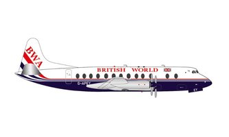 Vickers Viscount 800 British World Airlines  - 25th anniversary "Last Viscount passenger flight"