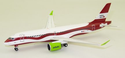 Airbus A220-300 airBaltic " 100 & quot Lettland;