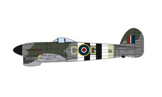 121 SQUADRON, RAF HOLMSLEY SOUTH HAWKER TYPHOON MK1