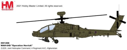 Boeing AH-64D, Apache AH.Mk 1 British Army Air Corps "Operation Herrick" 