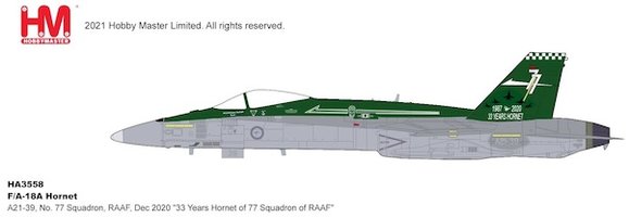 F/A-18A Hornet A21-39 No 77 Sqn Royal Australian Air Force RAAF Base Williamtown - 2020