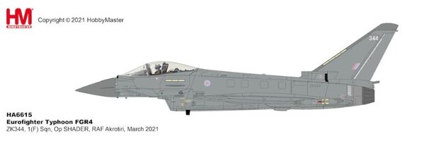 Eurofighter Typhoon FGR4 ZK344, 1(F) Sqn, Op SHADER, RAF Akrotiri, March 2021