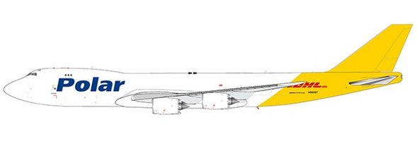 Boeing 747-8F Polar Air Cargo in DHL livery