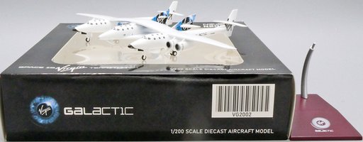 White Knight 2 w/ Space Ship 2 Virgin Galactic - "New Livery" with stand