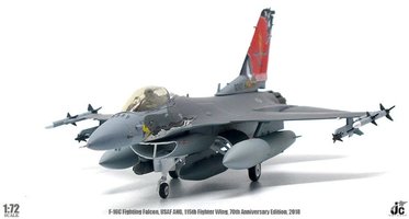 F16C Fighting Falcon USAF - 70th Anniversary Edition - ANG US Air Force, - 115. Fighter Wing