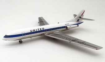 Caravelle SE210 United Airlines with stand
