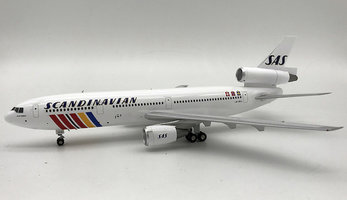 Douglas DC10-30 SAS Scandinavian Airlines with stand