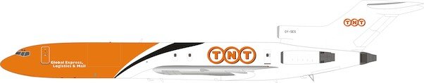 Boeing 727-200 TNT with stand