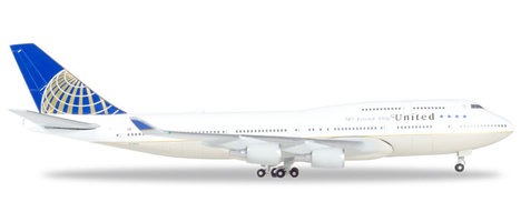 United Airlines Boeing 747-400 " 747 & quot Abschiedsflug;