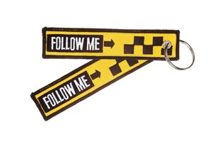 Key Chain " FOLLOW ME" incl. keyring