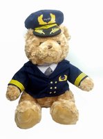 Pilot Captain Teddy Bear 26 cm