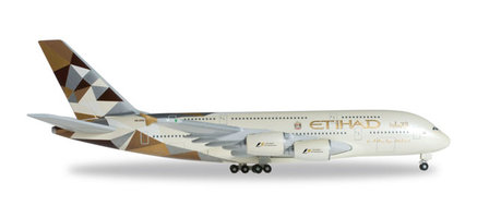 Der Airbus A380 Etihad Airways