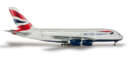 Lietadlo Airbus A380 British Airways 