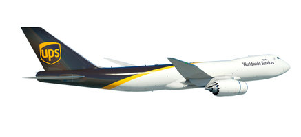 Boeing 747-8F, UPS Airlines with stand