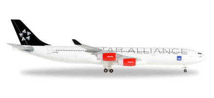 Airbus A340-300 SAS Scandinavian Airlines " Star Alliance "