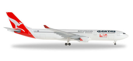 Airbus A330-300 Qantas  "80 Years of International Travel"